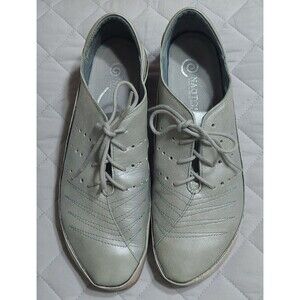 Naot Women’s Leather Comfort Shoes Size 42 (L11)  Silver Metallic,Made in Israel